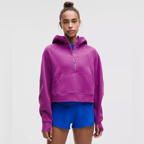 Lululemon Scuba Oversized Half-Zip‎ Hoodie Size M/L - Picture 1 of 7